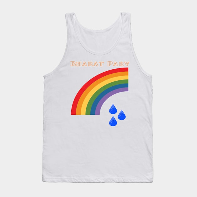 Bharat Parv - Rainbow Tank Top by Bharat Parv